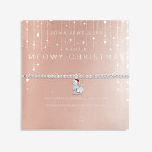 Load image into Gallery viewer, JOMA JEWELLERY | CHILDRENS CHRISTMAS A LITTLE | MEOWY CHRISTMAS BRACELET