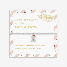 Load image into Gallery viewer, JOMA JEWELLERY | LOVE FROM SANTA KID'S | SANTA PAWS BRACELET