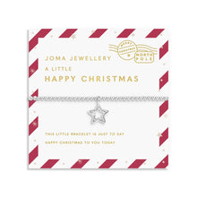 Load image into Gallery viewer, JOMA JEWELLERY | KIDS STOCKING A LITTLE GIFT SET WITH CLIPS | HAPPY CHRISTMAS BRACELET