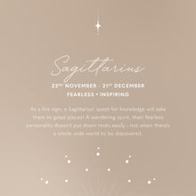 Load image into Gallery viewer, KATIE LOXTON | ZODIAC WRISTLET POUCH | SAGITTARIUS OFF WHITE