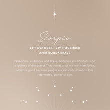 Load image into Gallery viewer, KATIE LOXTON | ZODIAC WRISTLET POUCH | SCORPIO NAVY