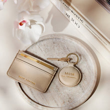 Load image into Gallery viewer, KATIE LOXTON | KEYRING & CARD HOLDER SET | MUM LOVE WONDERFUL | LIGHT TAUPE