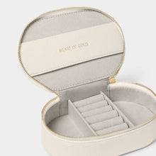 Load image into Gallery viewer, KATIE LOXTON | OVAL JEWELLERY BOX | OFF WHITE | HEART OF GOLD