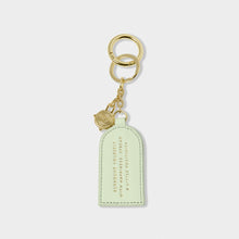 Load image into Gallery viewer, KATIE LOXTON | KEEPSAKE CHARM KEYRING | POSITIVITY | LIGHT SAGE