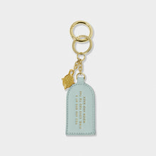 Load image into Gallery viewer, KATIE LOXTON | KEEPSAKE CHARM KEYRING | LOVE YOU TO THE MOON AND BACK | LIGHT BLUE