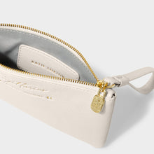 Load image into Gallery viewer, KATIE LOXTON | ZODIAC WRISTLET POUCH | SAGITTARIUS OFF WHITE