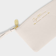 Load image into Gallery viewer, KATIE LOXTON | ZODIAC WRISTLET POUCH | SAGITTARIUS OFF WHITE
