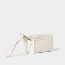 Load image into Gallery viewer, KATIE LOXTON | ZODIAC WRISTLET POUCH | SAGITTARIUS OFF WHITE