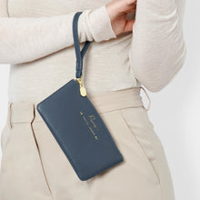 Load image into Gallery viewer, KATIE LOXTON | ZODIAC WRISTLET POUCH | PISCES NAVY