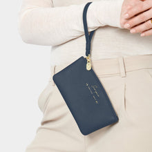Load image into Gallery viewer, KATIE LOXTON | ZODIAC WRISTLET POUCH | SCORPIO NAVY