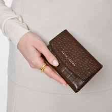 Load image into Gallery viewer, KATIE LOXTON | MARNI PURSE | CHOCOLATE FAUX CROC