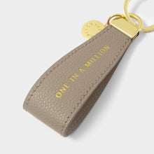 Load image into Gallery viewer, KATIE LOXTON | SENTIMENT LOOP KEYRING | ONE IN A MILLION | LIGHT TAUPE