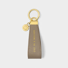 Load image into Gallery viewer, KATIE LOXTON | SENTIMENT LOOP KEYRING | ONE IN A MILLION | LIGHT TAUPE