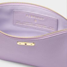 Load image into Gallery viewer, KATIE LOXTON | BIRTHSTONE POUCH | FEBRUARY | LILAC