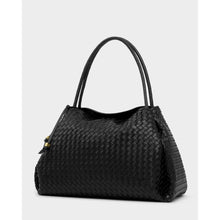 Load image into Gallery viewer, KATIE LOXTON | NOVA HAND WOVEN LARGE SHOULDER BAG | BLACK
