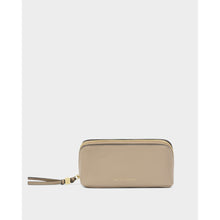 Load image into Gallery viewer, KATIE LOXTON | FOLD-OUT MIRROR MAKE UP BAG | LIGHT TAUPE