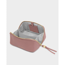 Load image into Gallery viewer, KATIE LOXTON | FOLD-OUT MIRROR MAKE UP BAG | DEEP ROSE