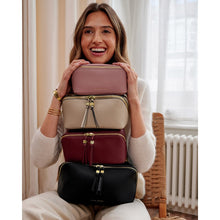 Load image into Gallery viewer, KATIE LOXTON | SOHO MEDIUM MAKE UP / WASH BAG | CHERRY