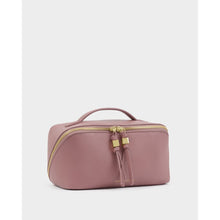 Load image into Gallery viewer, KATIE LOXTON | SOHO MEDIUM MAKE UP / WASH BAG | DEEP ROSE