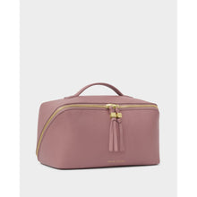 Load image into Gallery viewer, KATIE LOXTON | SOHO LARGE MAKE UP / WASH BAG | DEEP ROSE