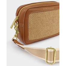 Load image into Gallery viewer, KATIE LOXTON | AVERY RAFFIA SMALL CROSSBODY BAG | NATURAL RAFFIA