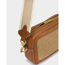 Load image into Gallery viewer, KATIE LOXTON | AVERY RAFFIA SMALL CROSSBODY BAG | NATURAL RAFFIA