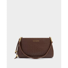 Load image into Gallery viewer, KATIE LOXTON | NOVA SMALL SHOULDER BAG | DARK CHOCOLATE WOVEN