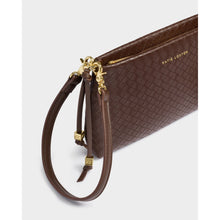 Load image into Gallery viewer, KATIE LOXTON | NOVA SMALL SHOULDER BAG | DARK CHOCOLATE WOVEN