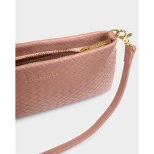 Load image into Gallery viewer, KATIE LOXTON | NOVA SMALL SHOULDER BAG | PINK CLAY WOVEN