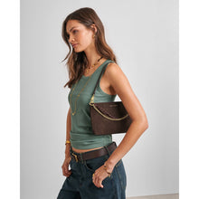 Load image into Gallery viewer, KATIE LOXTON | CORD SMALL SHOULDER BAG | BITTER CHOCOLATE SUEDETTE