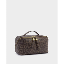 Load image into Gallery viewer, KATIE LOXTON | SOHO MEDIUM MAKE UP / WASH BAG | LEOPARD