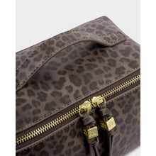 Load image into Gallery viewer, KATIE LOXTON | SOHO MEDIUM MAKE UP / WASH BAG | LEOPARD