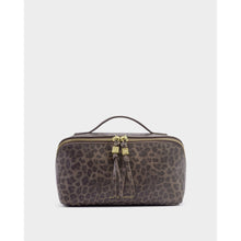 Load image into Gallery viewer, KATIE LOXTON | SOHO MEDIUM MAKE UP / WASH BAG | LEOPARD