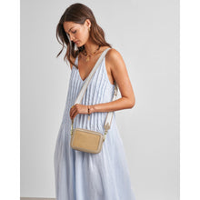 Load image into Gallery viewer, KATIE LOXTON | AVERY RAFFIA SMALL CROSSBODY BAG | NATURAL RAFFIA / LIGHT TAUPE