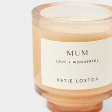 Load image into Gallery viewer, KATIE LOXTON | SENTIMENT CANDLE | MUM | FRESH LINEN AND WHITE LILY