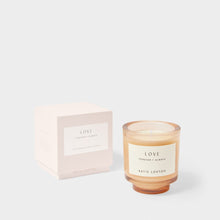 Load image into Gallery viewer, KATIE LOXTON | SENTIMENT CANDLE | LOVE | PEACH ROSE AND SWEET MANDARIN