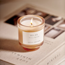 Load image into Gallery viewer, KATIE LOXTON | SENTIMENT CANDLE | RELAX | ENGLISH PEAR AND WHITE TEA