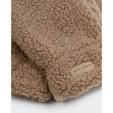 Load image into Gallery viewer, KATIE LOXTON | TEDDY MITTENS WITH CORD | TAN