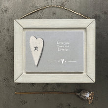 Load image into Gallery viewer, EAST OF INDIA LANDSCAPE PICTURE LOVE YOU LOVE ME LOVE US