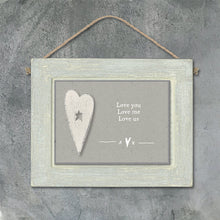 Load image into Gallery viewer, EAST OF INDIA LANDSCAPE PICTURE LOVE YOU LOVE ME LOVE US