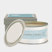 Load image into Gallery viewer, EAST OF INDIA BOXED CANDLE BECAUSE OF YOU CINNAMON AND ORANGE