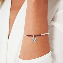 Load image into Gallery viewer, JOMA JEWELLERY | A LITTLE | BIRTHSTONE JANUARY GARNET BRACELET