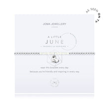 Load image into Gallery viewer, JOMA JEWELLERY | A LITTLE | BIRTHSTONE JUNE MOONSTONE BRACELET