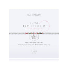 Load image into Gallery viewer, JOMA JEWELLERY | A LITTLE | BIRTHSTONE OCTOBER TOURMALINE BRACELET