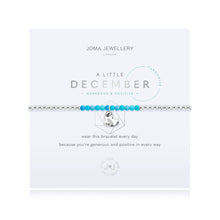 Load image into Gallery viewer, JOMA JEWELLERY | A LITTLE | BIRTHSTONE DECEMBER TURQUOISE BRACELET
