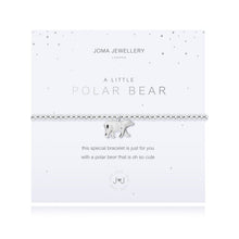Load image into Gallery viewer, JOMA JEWELLERY | A LITTLES | POLAR BEAR | CHRISTMAS BRACELET