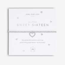 Load image into Gallery viewer, JOMA JEWELLERY | A LITTLES | SWEET SIXTEEN SILVER BRACELET NEW