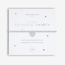 Load image into Gallery viewer, JOMA JEWELLERY | A LITTLES | TERRIFIC THIRTY SILVER BRACELET NEW
