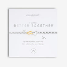Load image into Gallery viewer, JOMA JEWELLERY | A LITTLES | BETTER TOGETHER SILVER BRACELET NEW