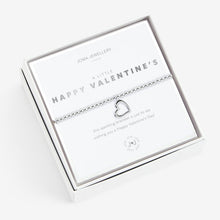 Load image into Gallery viewer, JOMA JEWELLERY | BEAUTIFULLY BOXED | A LITTLE | HAPPY VALENTINES BRACELET